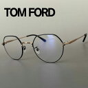 TOM FORD メガネ フレーム トムフォード FT5789 メンズ レディース 新品 メタル ブラック ゴールド 黒 金 ブルーライトカット オーバル ユニ...