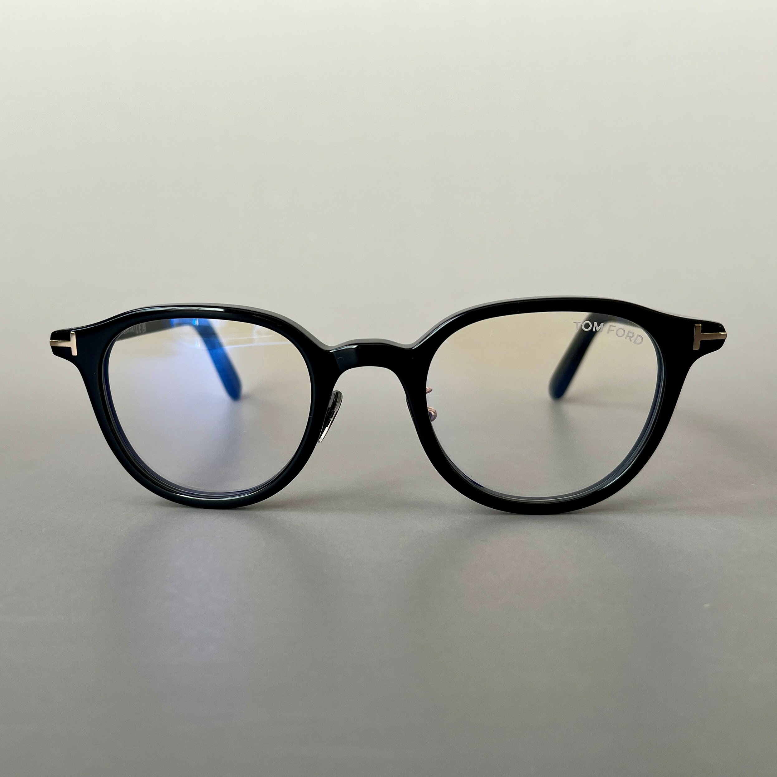 【2000円OFFクーポン！P2倍】お買い物マラソン 4/14 20時～4/17 9:59まで トムフォード メガネ TOM FORD アジアンフィット FT5857 ボストン ブラック 黒 メンズ レディース 新品 ブルーライトカット スタイリッシュ
