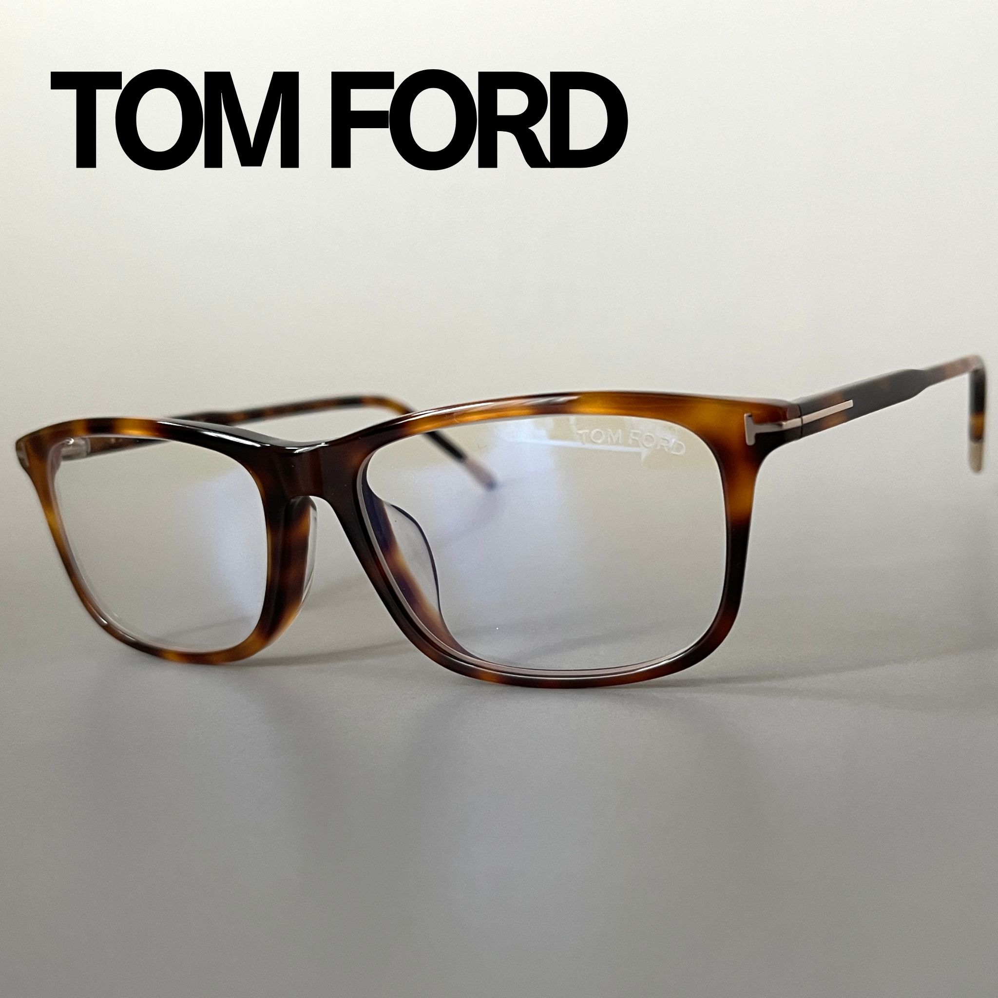 Rakuten - 【2000円OFFクーポン！P2倍】お買い物マラソン 5/9 20時～5/16 1:59まで トムフォード メガネ TOM FORD FT5646 アジアンフィット ウェリントン 眼鏡 ブラウン ゴールド 茶色 金 ブルーライトカット 新品 スタイリッシュ