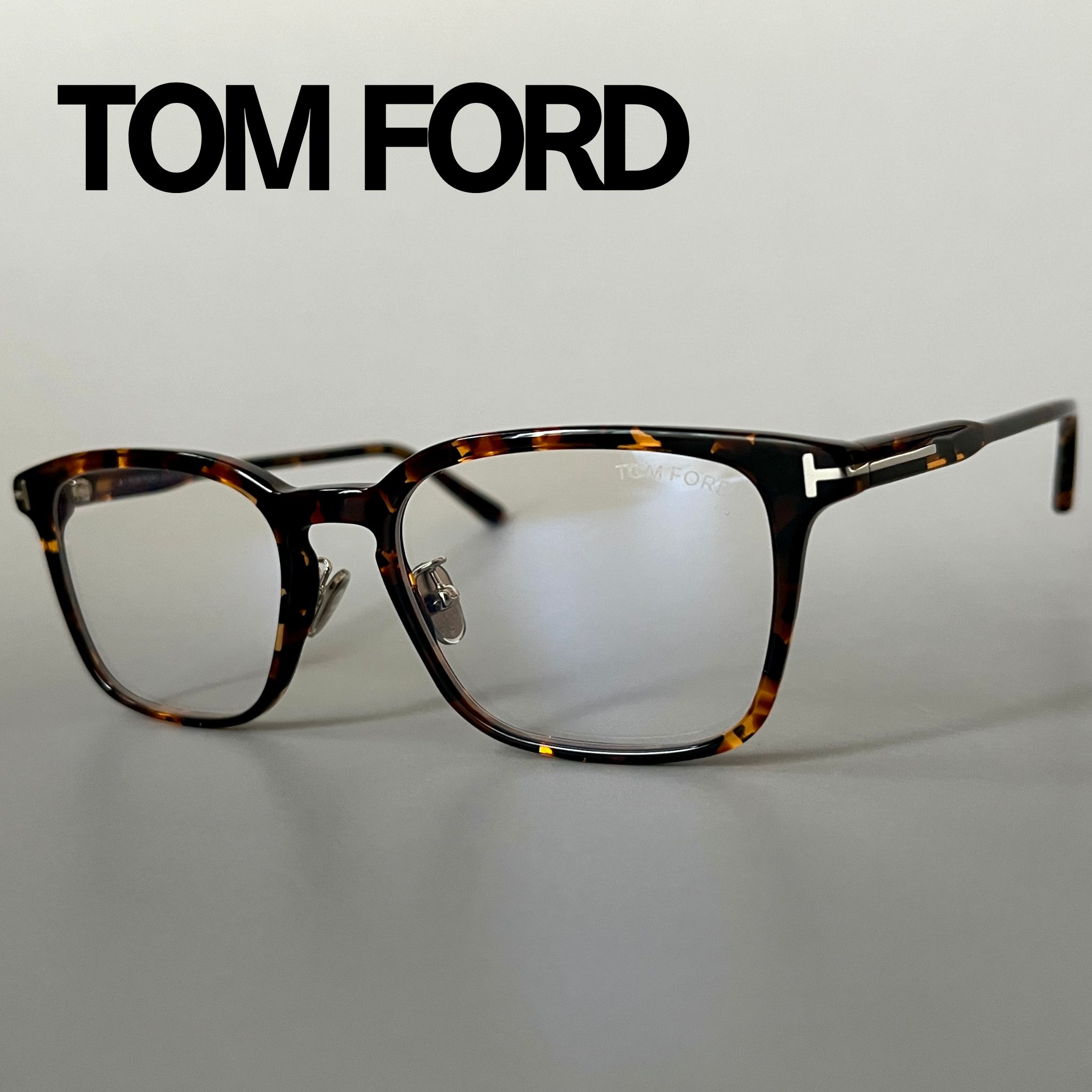 【1000円OFFクーポン！ポイント5倍】5のつく日！ 5/5 0時～23:59まで トムフォード メガネ TOM FORD アジアンフィット FT5928 スクエア ブラウン ハバナ メンズ レディース 眼鏡 ブルーライトカット 新品 日本人向け