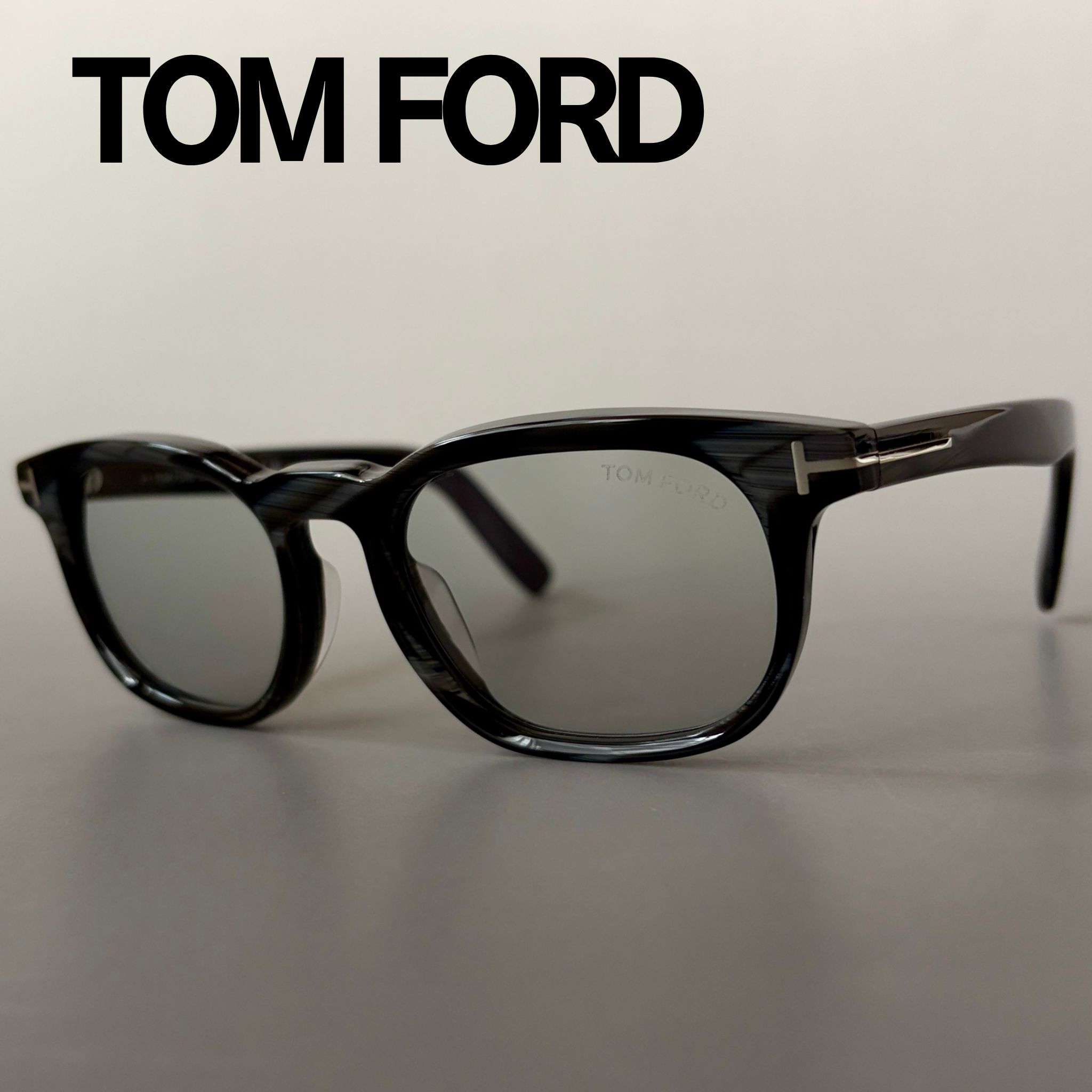 【ポイント10倍！500円OFFクーポン】0のつく日！10/30 0時～23:59まで トムフォード サングラス TOM FORD スクエア グブラックホーン FT1122 スモークレンズ 新品 イタリア製 メンズ レディース 日本企画モデル