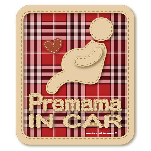 【マグネット】チェック柄 Premama IN 