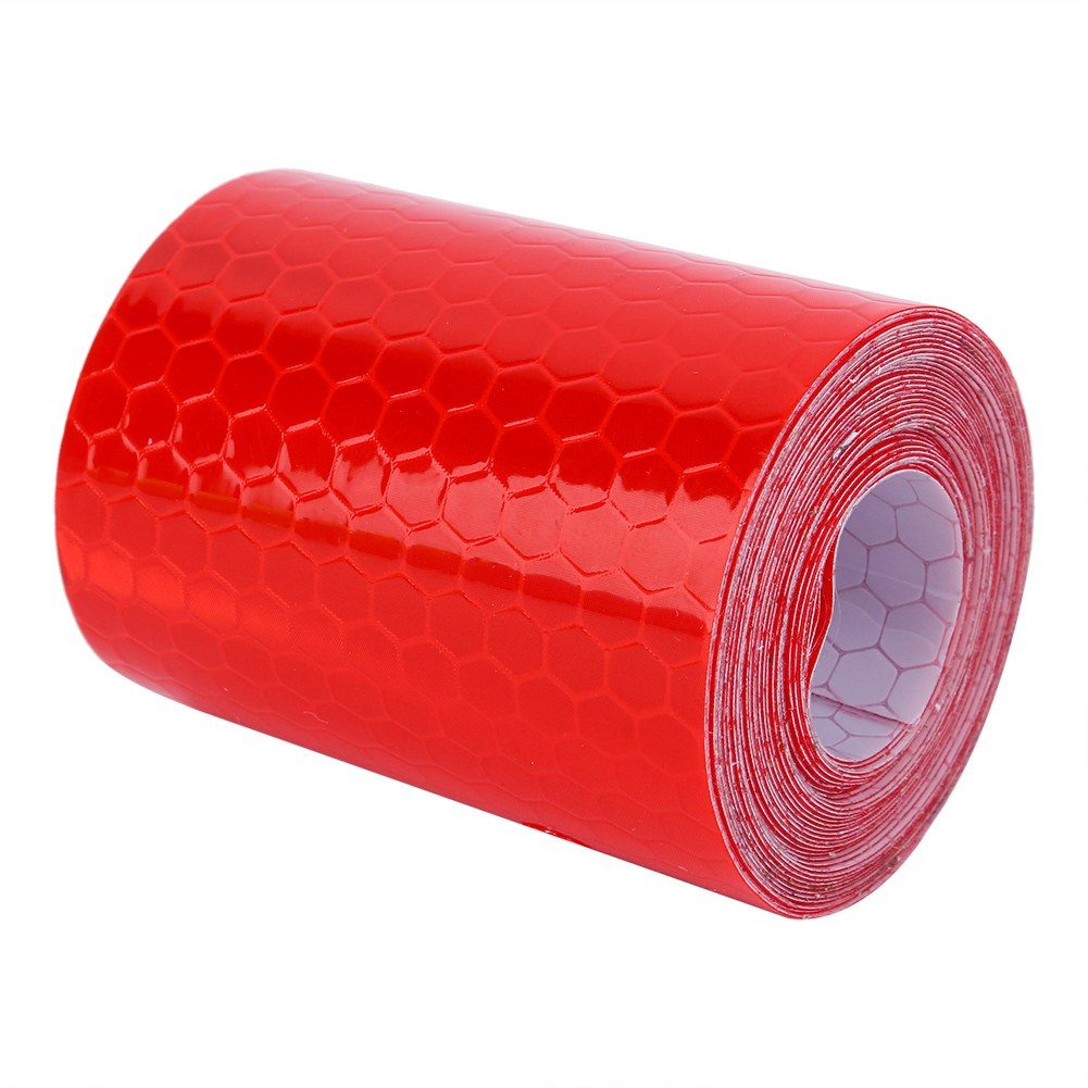 赤い反射テープ トレーラー 車 トラック リフレクター用 赤い反射安全警告テープ ステッカー 安全目立ちテープ リフレクター 5cm X 300cm