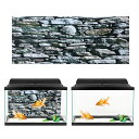 【限定クーポンあり】水中 ポスター 岩石 石垣の絵 水槽 バックスクリーン 水族館ポスター 水槽用の装飾 装飾ステッカー 背景ポスター 魚タンク 水族館 自己粘着(122 * 50cm)