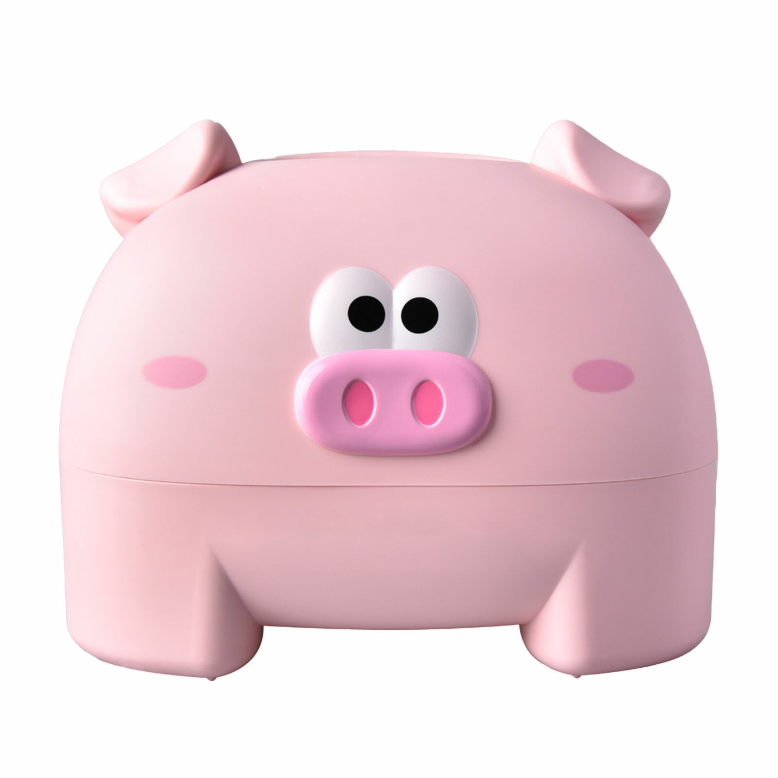 おもしろティッシュケース ティッシュケース テッシュボックス　テッシュ箱　テッシュばこ　ティッシュ収納用 かわいい　豚　インテリア　父の日 (ピンク)