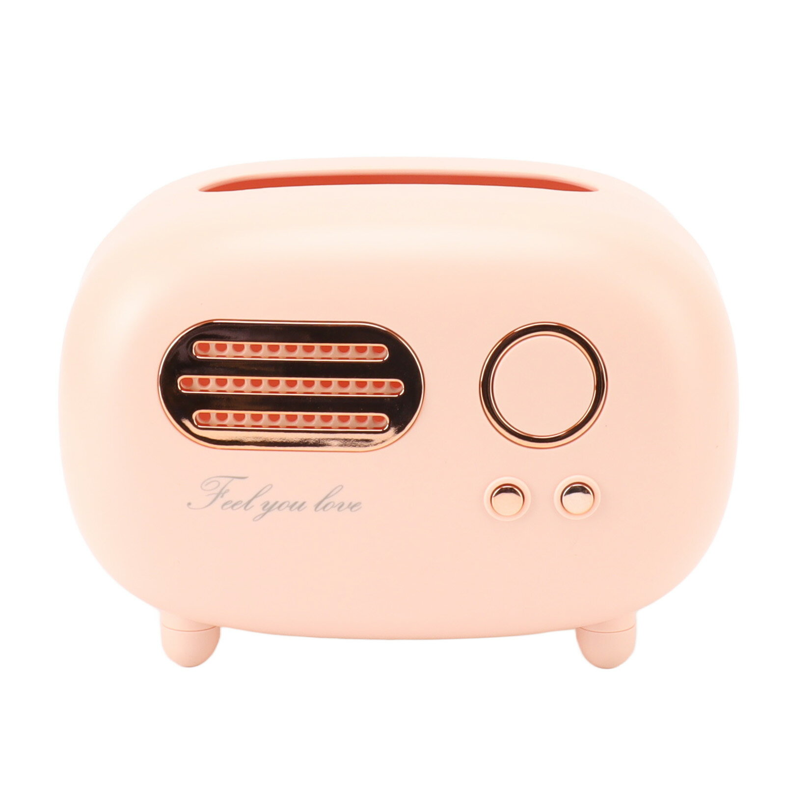 レトロなラジオ ティッシュ ボックス スーパー テック多機能プラスチック ヴィンテージ ラジオ ティッ..