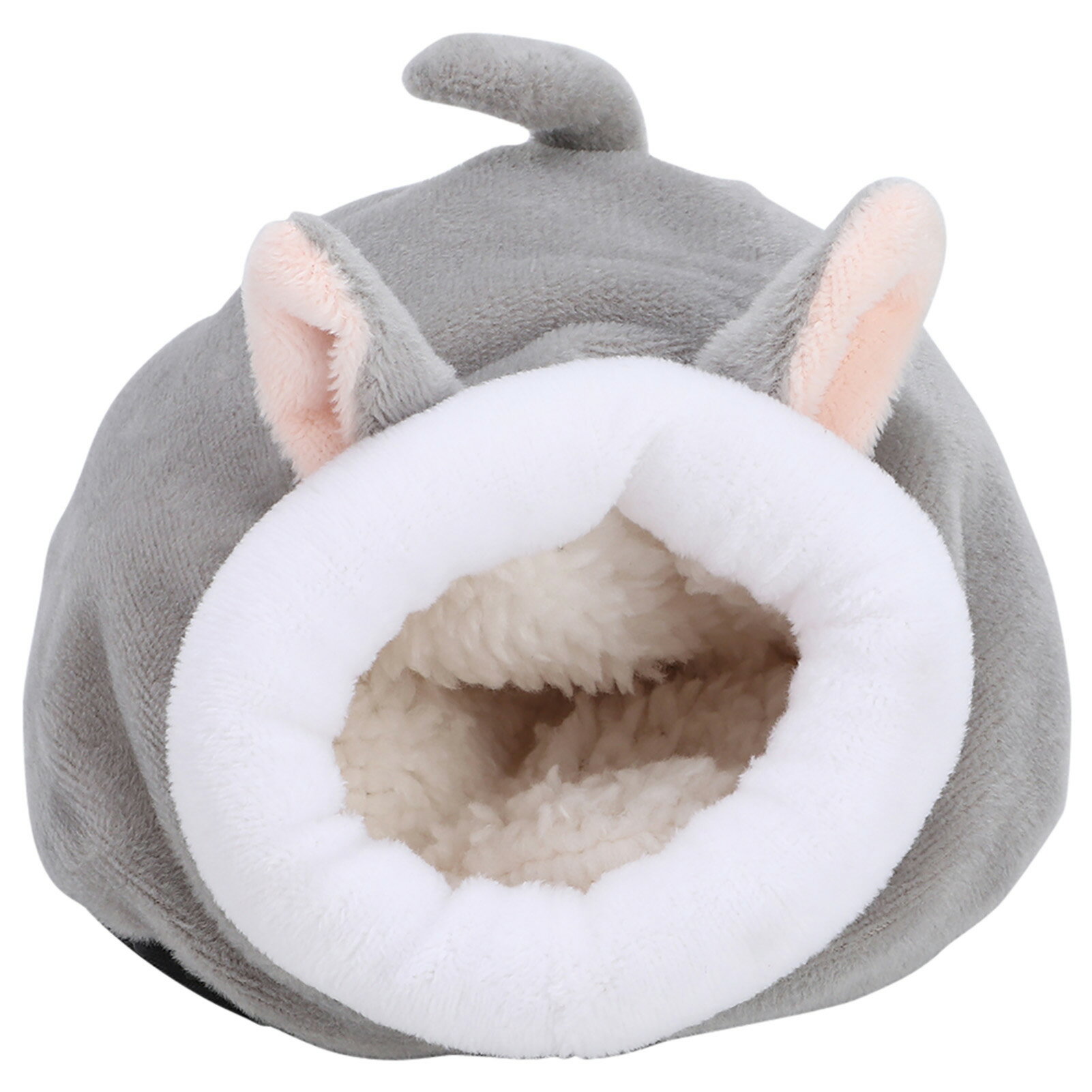 ペットの眠っている巣 かわいいハリネズミの巣 ハムスターリス小動物のためのペット(Gray baby)