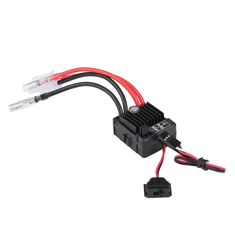 ブラシレスモーター ブラシモーター用ESC 1060 60A ESC 1/10 RCカー 防水 防塵 Fwd/Rev/Br走行モード 多重保護 スロットル信号損失保護 トラギー ロッククローラー タンク 1/10 カー