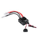 ブラシレスモーター ブラシモーター用ESC 1060 60A ESC 1/10 RCカー 防水 防塵 Fwd/Rev/Br走行モード 多重保護 スロットル信号損失保護 トラギー ロッククローラー タンク 1/10 カー