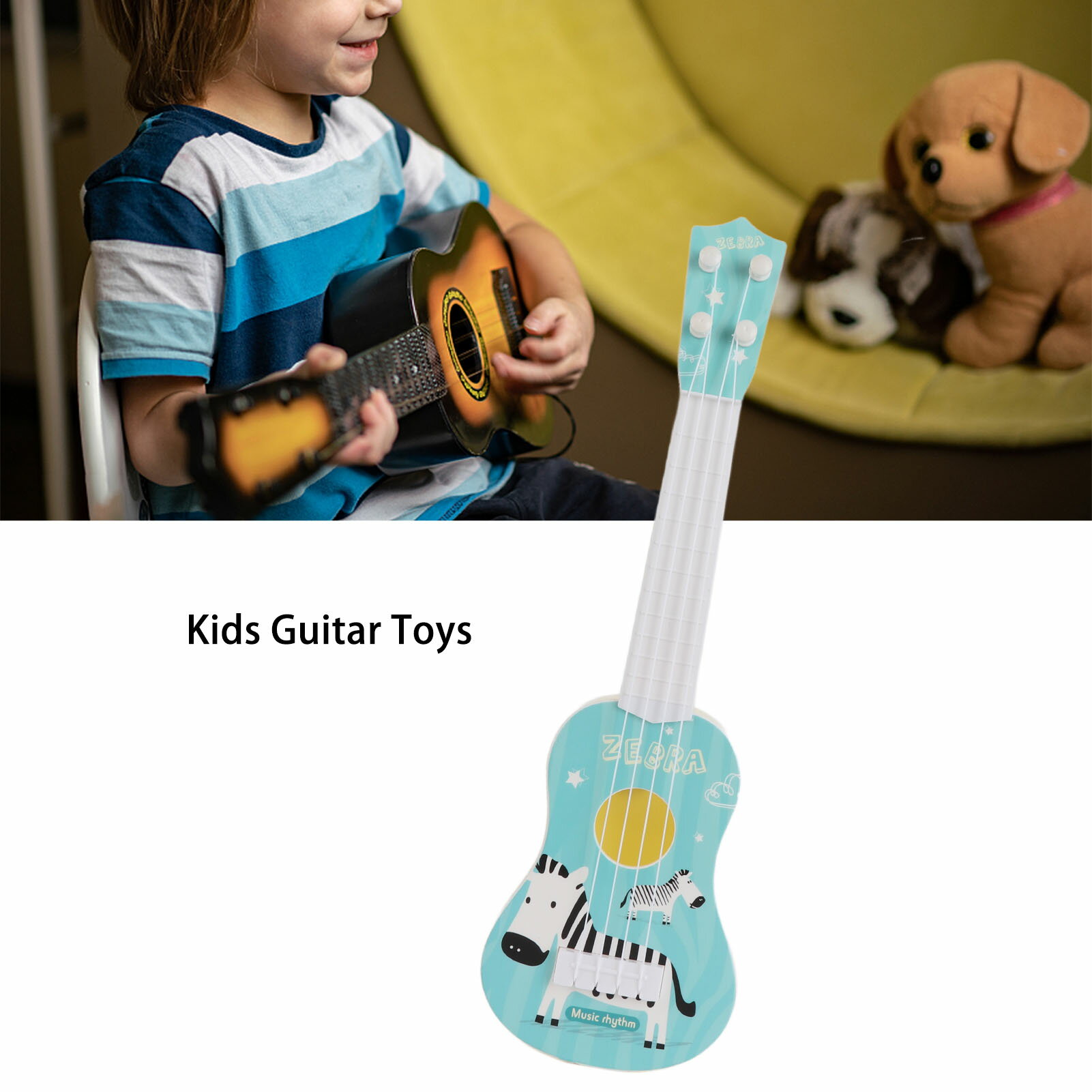 【子供が大好き～】ギターおもちゃ 子供ギター ウクレレ 初めてのギター 楽器おも...
