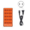 20 ポート USB 充電ステーション USB 充電ステーション 20 ポート 壁面電源 高速複数デバイス用 100‑240V USB 充電ステーシ...