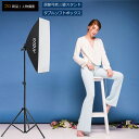 撮影照明セット スタジオ照明 撮影キット スタジオライト カメラ スタンド led プロ ソフトボックス ストロボフラッシュライト ダブルライトセット 商品撮影...