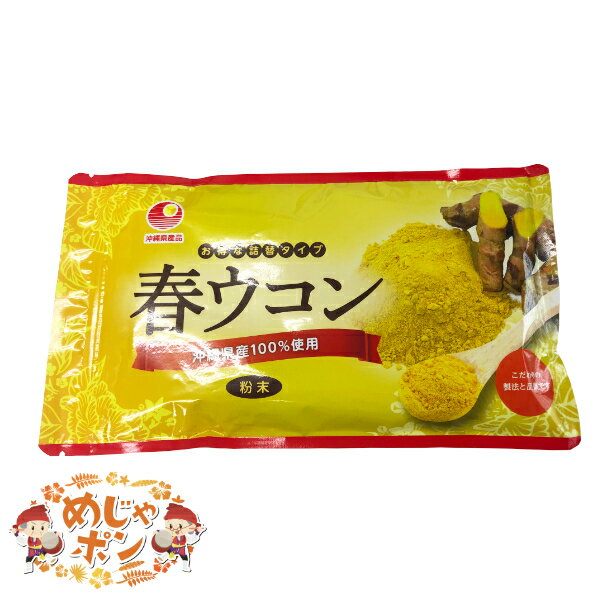 春ウコン 春うこん うこん ウコン 粉 粉末 サプリ おすすめ 春ウコン粉袋入100g 比嘉製茶 1