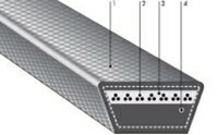 バンドー化学 農機用VベルトレッドSII SA-30