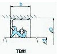 NOK オイルシール TB406211S (AD2388J1) TB型