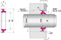 NOK パッキン DKB5670811 (AR3089G5) DKB型 往復動用ダストシール