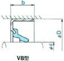 NOK オイルシール VB35605 (AF2102E0) VB型