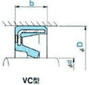 NOK オイルシール VC35506 (AG2055A0) VC型