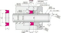 乐天商城 - NOK パッキン UPI 425 460 25 (FU2223D0) ピストン・ロッドシール両用パッキン UPI型大径