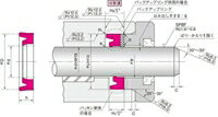 乐天商城 - NOK パッキン IDI25388 (FU0287F0) ロッドシール専用パッキン IDI型