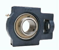 【メーカー特長】 ・軸受とスライド溝をもつ軸受箱を組み合せた軸受ユニットです。 ・スライド溝に沿って軸受箱をラジアル方向に移動させることで、軸中心の支持位置を調整することができます。