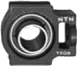 乐天商城 - NTN 鋳鉄製テークアップ形ユニット UCT306D1 円筒穴形 給油式