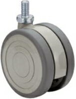 東海キャスター TEA100N16L-25 ネジ式 ストッパーなし