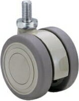 東海キャスター TEA75N12L-22 ネジ式 ストッパーなし