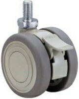 東海キャスター TEA75N12SL-22 ネジ式 ストッパー付