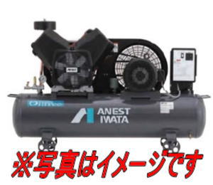 アネスト岩田 TFPC07BF-10M5 コンプレッサ レシプロ オイルフリータイプ 0.75kw 三相200V 50Hz用【車上渡し品】