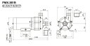 マグネットポンプ大流量タイプ　PMX-361B2P　単相100V　50/60Hz　出力　20/30W　ネジ接続　口径1B　VP-20　ユニオン付属