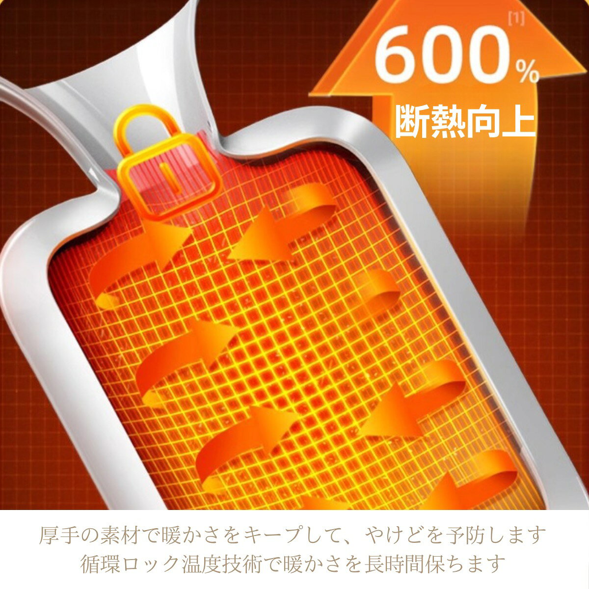 湯たんぽ エコゆたんぽ 1L お湯入れ 注水式 繰り返し使える もふもふ 保温カバー付き 電気不要 防寒グッズ あったかグッズ 寒さ対策 生理期最適 ギフト melesanakuma-10000079 めれすあなくま商店 サンプル画像3