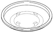 Cooking Range Goods - パロマ部品：丸皿組立/189400600コンビネーションレンジ・オーブン用