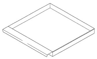 パロマ部品：汁受け皿(大)/98170420S業用焼物器用