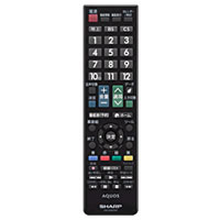 シャープ部品：リモコン＜ブラック系＞/0106380459液晶テレビ用