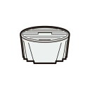 シャープ部品:高性能プリーツフィルター/2173370572掃除機用〔60g-4〕〔メール便対応可〕