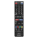 シャープ部品：リモコン/0106380580液晶テレビ用〔120g-4〕〔メール便対応可〕