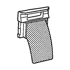 シャープ部品：糸くずフィルター/2103370178洗濯機用〔メール便対応可〕