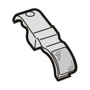 シャープ部品:ブラシカバーB/2171102860掃除機用〔メール便対応可〕
