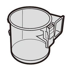 シャープ部品：ダストカップ＜本体：ゴールド系＞/2171370475掃除機用
