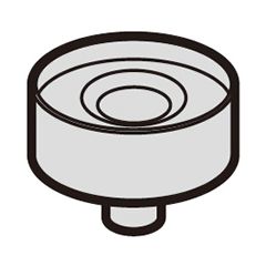 シャープ部品：筒型フィルター＜下＞＜本体：ゴールド系＞/2174070036掃除機用