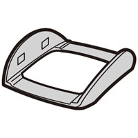 シャープ部品：スタンド/2811380006イオン発生機用〔メール便対応可〕