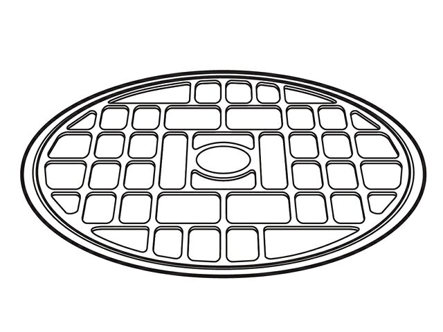 Cooking Range Goods - パナソニック部品：丸皿受け台（あみ）/A201F-11X0レンジ用