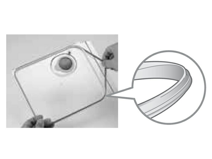 パナソニック部品：パッキンゴム/A4423-1Q50レンジ用〔メール便対応可〕