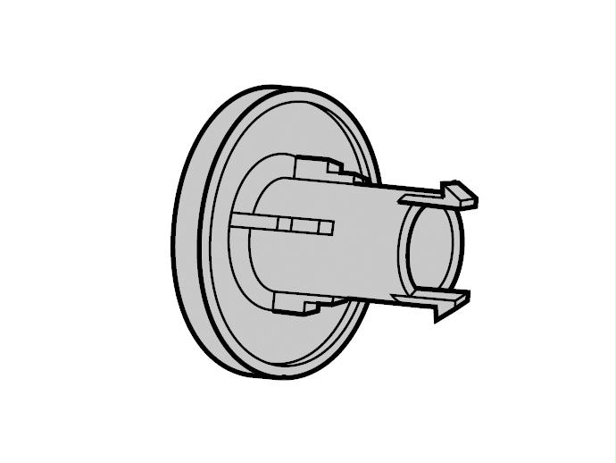 パナソニック部品：ふた固定具/FDF1100064食器乾燥機用〔メール便対応可〕