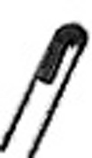 パナソニック部品：止めピン（黒）/EH981B7818カールン8用〔メール便対応可〕