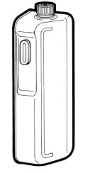 （寸法） A：388mm　B：110mm （汚れんグリップ） （こぼれま栓付） （ファンヒーター用）TOYOTOMI トヨトミアフターサービスパーツ修理交換用補修用部品付属品　消耗品油タンク オイルタンク カートリッジタンク 対応機種 LR-38A　