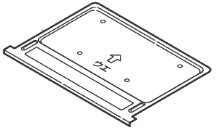 象印部品：くず受け皿/BG454030G オーブントースター用〔200g-1〕〔メール便対応可〕