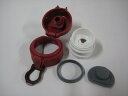 ピーコック部品:栓ユニット(レッド)/AKF-SNU-RマグボトルAKF-R用〔60g-4〕〔メール便対応可〕