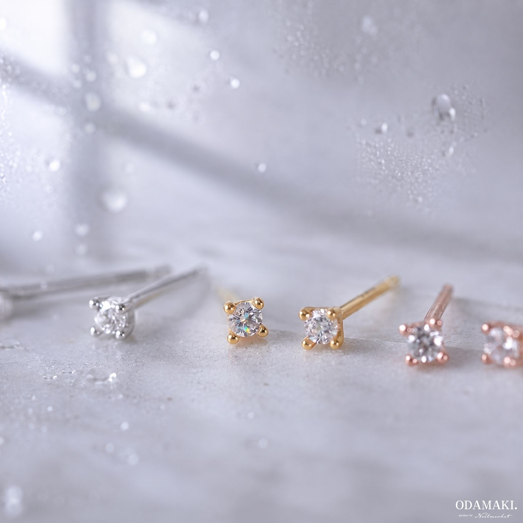 ピアス 金属アレルギー ダイヤ 小ぶり つけっぱなし 18k メンズ レディース シンプル 金属アレルギー対応 両耳用 レディース アクセサリー ピンクゴールド シルバー ゴールド 男性 女性 おそろい ペア 大人 彼女 彼氏 記念日 誕生日 プレゼント
